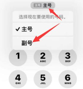 长倘口镇苹果14维修店分享iPhone 14 Pro Max使用副卡打电话的方法 