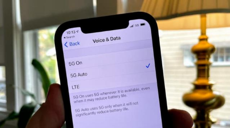 长倘口镇苹果手机维修分享iPhone 12如何打开或关闭5G网络 
